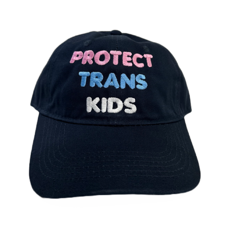 "Protect Trans Kids" Cotton Twill Velcro Cap