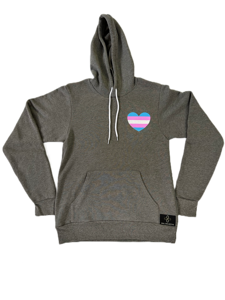 "Trans Rights Are Human Rights" Unisex Sponge Fleece Hoodie