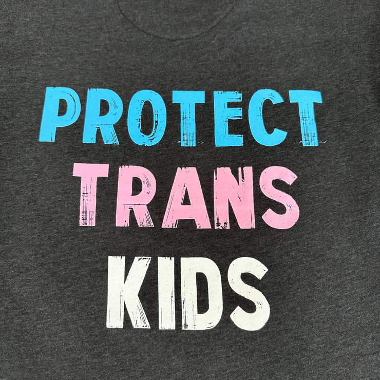 "Protect Trans Kids" Sponge Fleece Crewneck Sweatshirt