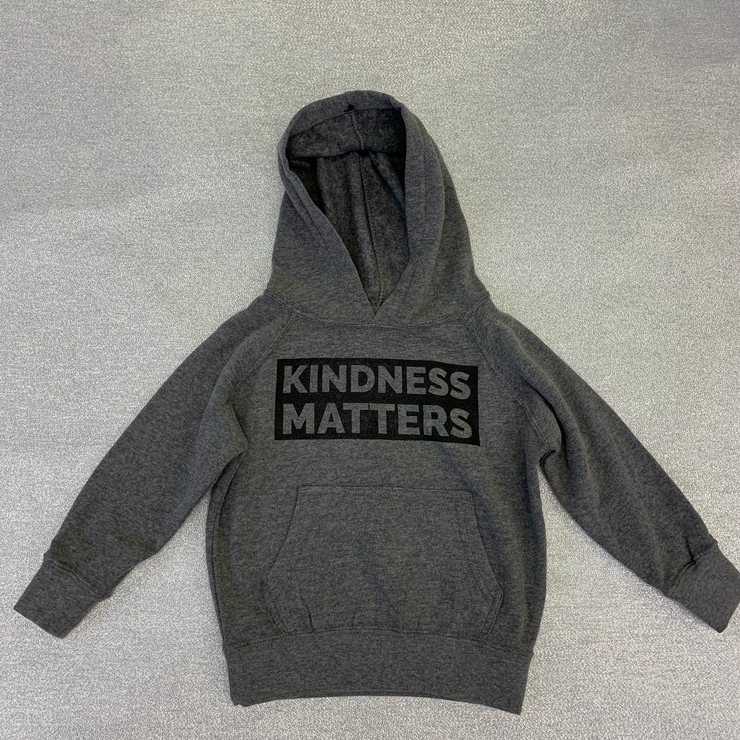 "KINDNESS MATTERS" Youth Special Blend Raglan Hooded Sweatshirt