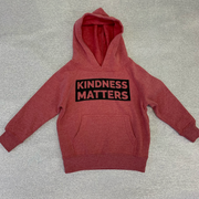 "KINDNESS MATTERS" Youth Special Blend Raglan Hooded Sweatshirt