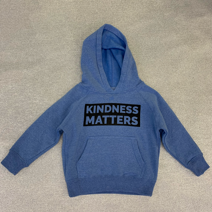 "KINDNESS MATTERS" Youth Special Blend Raglan Hooded Sweatshirt