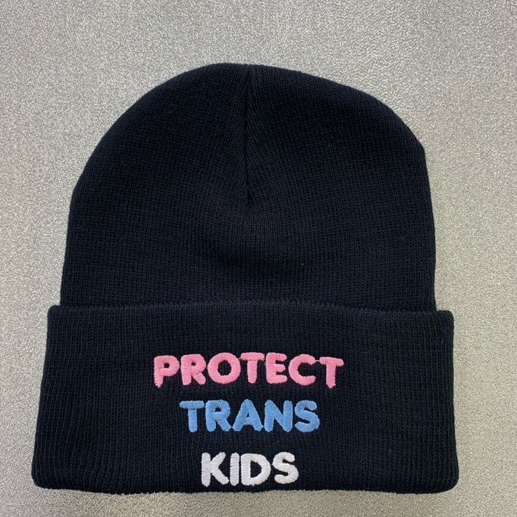 "Protect Trans Kids" Cuffed Beanie