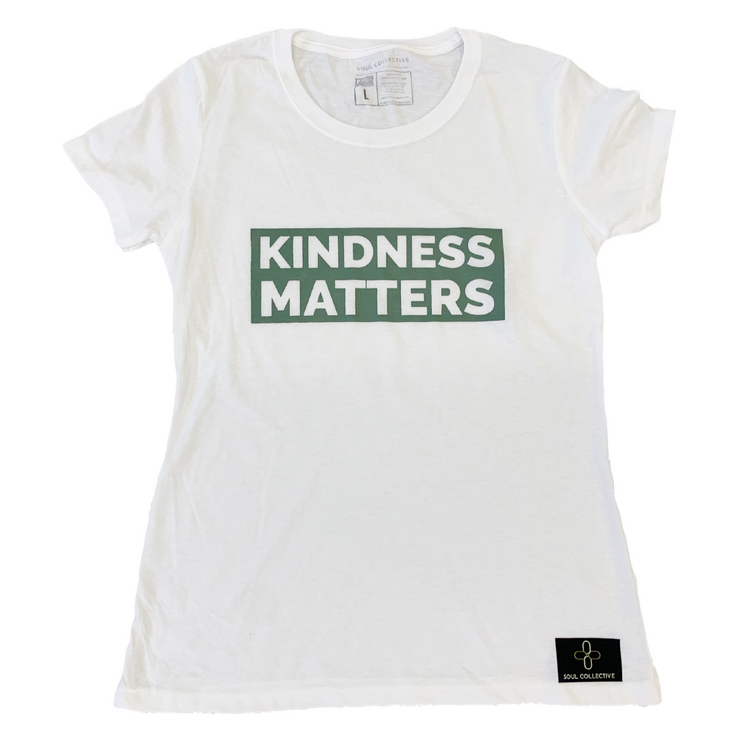 "KINDNESS MATTERS" Women's Crewneck T