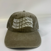 "Abortion Is Healthcare" Twill Pigment Dyed Baseball Cap